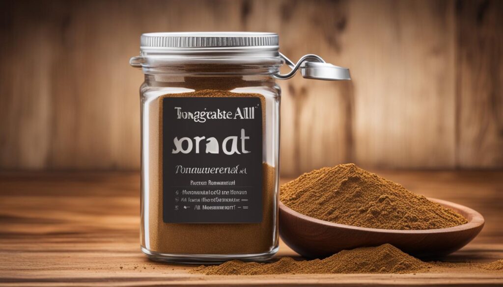 Recommended Dosage for Tongkat Ali